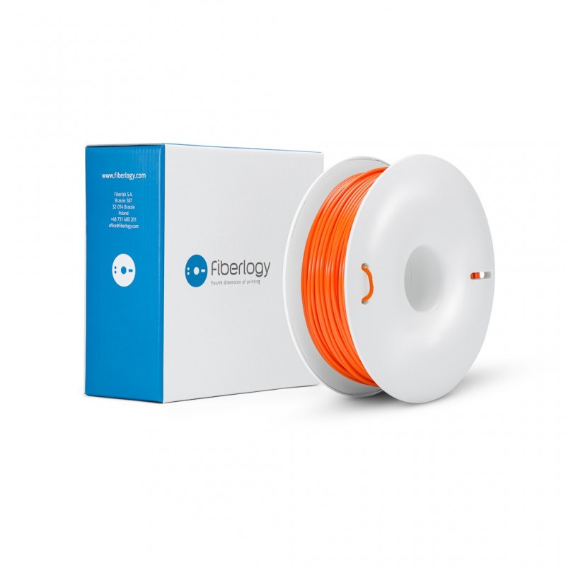 Filament do drukarki 3D FIBERLOGY EASY PLA 2.85kg 0.85kg Orange box