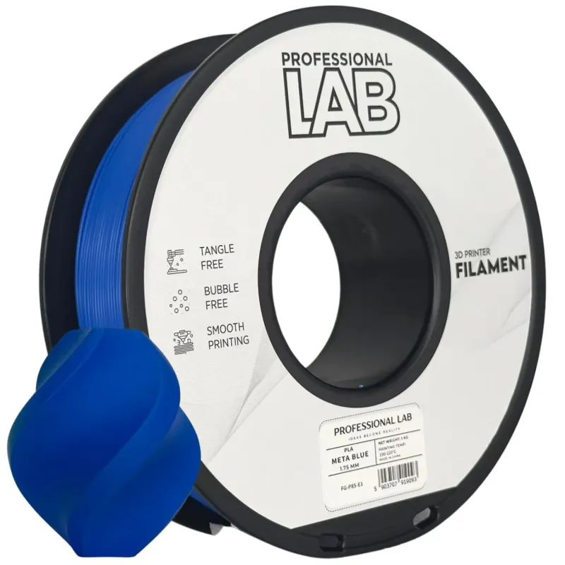 Filament PLA meta blue 1,75mm 1kg Professional LAB