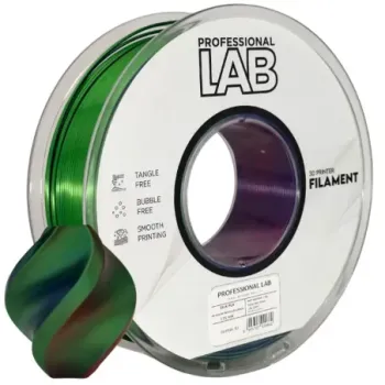Filament Silk PLA Tri Color red blue green 1,75mm 1kg Professional LAB