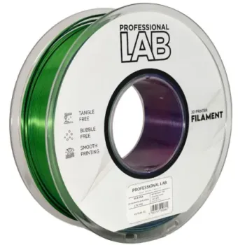 Filament Silk PLA Tri Color red blue green 1,75mm 1kg Professional LAB