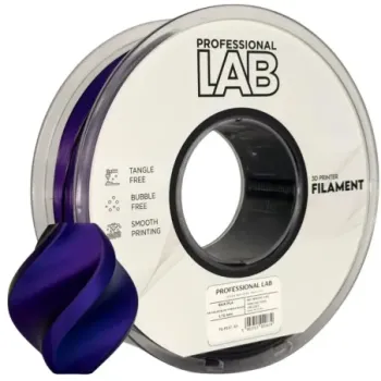Filament Silk PLA Tri Color blue purple black 1,75mm 1kg Professional LAB