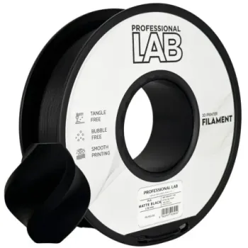 Filament PLA matte black 1,75mm 1kg Professional LAB