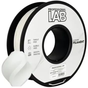 Filament PLA matte white 1,75mm 1kg Professional LAB