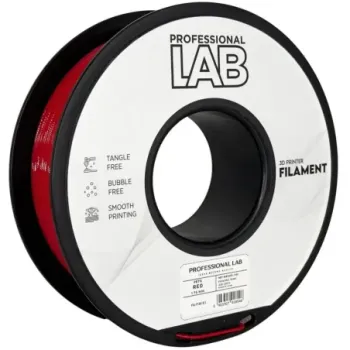 Filament PETG red 1,75mm 1kg Professional LAB