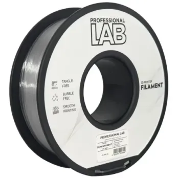 Filament PETG transparent 1,75mm 1kg Professional LAB