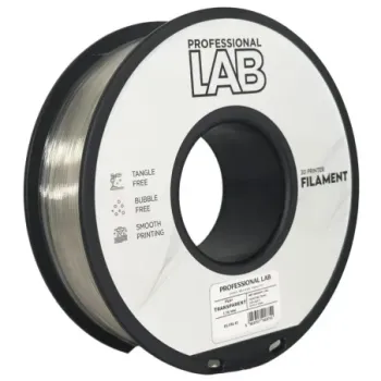 Filament PLA+ transparent 1,75mm 1kg Professional LAB