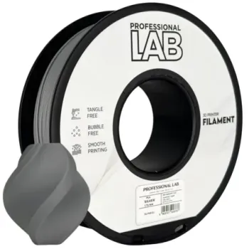 Filament PLA silver 1,75mm 1kg Professional LAB