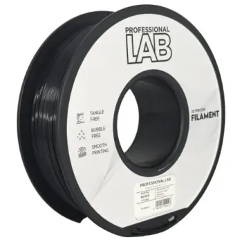 Filament Silk PLA black 1,75mm 1kg Professional LAB