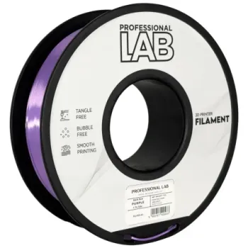 Filament Silk PLA purple 1,75mm 1kg Professional LAB